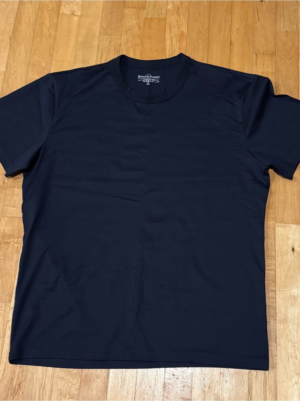 Daily Bread & Boxers Men's Navy Crew Neck 100% Cotton T-Shirt